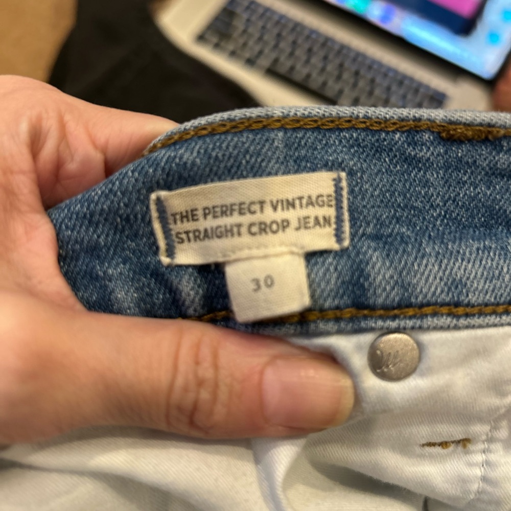 Perfect vintage, straight jeans, high rise